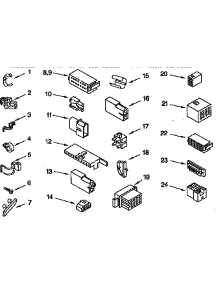 Wiring Harness parts for Kenmore Washer 110.92591410 (11092591410, 110 92591410) from AppliancePartsPros.com