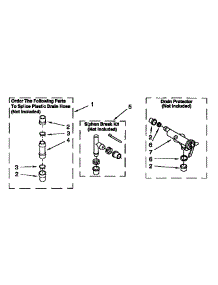 Water System parts for Kenmore Washer 110.92591420 (11092591420, 110 92591420) from AppliancePartsPros.com