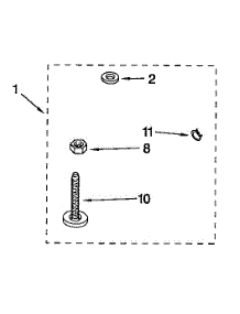 Miscellaneous parts for Kenmore Washer 110.92591420 (11092591420, 110 92591420) from AppliancePartsPros.com