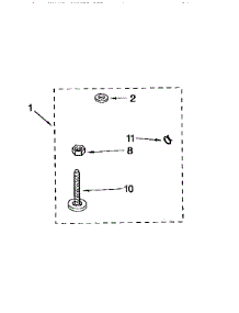 Miscellaneous parts for Kenmore Washer 110.92591430 (11092591430, 110 92591430) from AppliancePartsPros.com