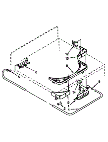 Bleach, Detergent And Rinse Dispenser Parts parts for Kenmore Washer 110.92592400 (11092592400, 110 92592400) from AppliancePartsPros.com