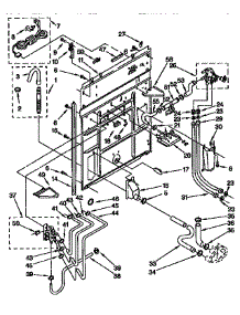 Rear Panel Parts parts for Kenmore Washer 110.92593200 (11092593200, 110 92593200) from AppliancePartsPros.com