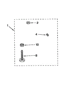Miscellaneous parts for Kenmore Washer 110.92593210 (11092593210, 110 92593210) from AppliancePartsPros.com