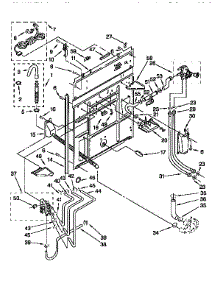 Rear Panel parts for Kenmore Washer 110.92593220 (11092593220, 110 92593220) from AppliancePartsPros.com