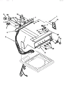 Control Panel parts for Kenmore Washer 110.92593220 (11092593220, 110 92593220) from AppliancePartsPros.com