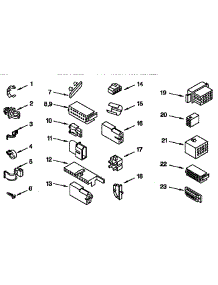 Wiring Harness Parts parts for Kenmore Washer 110.92593400 (11092593400, 110 92593400) from AppliancePartsPros.com