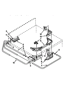 Bleach, Detergent And Rinse Dispenser Parts parts for Kenmore Washer 110.92593400 (11092593400, 110 92593400) from AppliancePartsPros.com