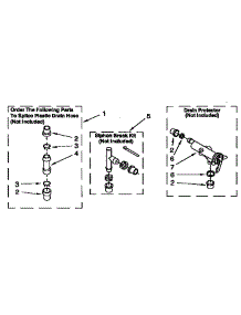 Water System parts for Kenmore Washer 110.92593410 (11092593410, 110 92593410) from AppliancePartsPros.com
