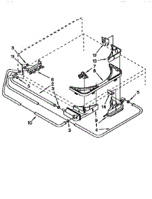 Bleach, Detergent&Rinse Dispenser parts for Kenmore Washer 110.92595210 (11092595210, 110 92595210) from AppliancePartsPros.com