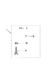 Miscellaneous parts for Kenmore Washer 110.92595500 (11092595500, 110 92595500) from AppliancePartsPros.com