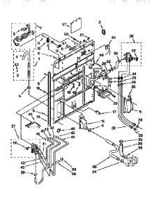 Rear Panel parts for Kenmore Washer 110.92595500 (11092595500, 110 92595500) from AppliancePartsPros.com