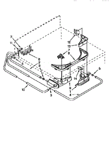 Beach, Detergent And Rinse Dispenser parts for Kenmore Washer 110.92595500 (11092595500, 110 92595500) from AppliancePartsPros.com