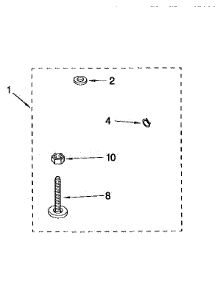 Miscellaneous parts for Kenmore Washer 110.92595510 (11092595510, 110 92595510) from AppliancePartsPros.com