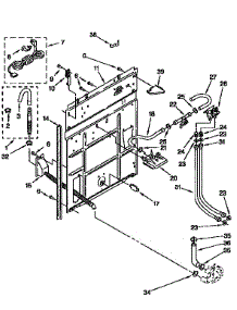 Rear Panel parts for Kenmore Washer 110.92596100 (11092596100, 110 92596100) from AppliancePartsPros.com