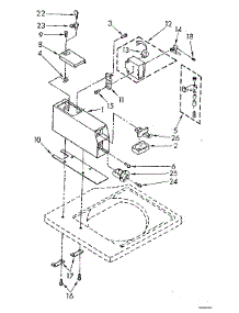 Meter Case Parts parts for Kenmore Washer 110.82405810 (11082405810, 110 82405810) from AppliancePartsPros.com