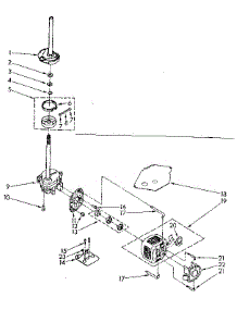 Brake, Clutch, Gearcase, Motor And Pump Parts parts for Kenmore Washer 110.82405810 (11082405810, 110 82405810) from AppliancePartsPros.com