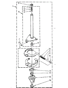 Brake And Drive Tube Parts parts for Kenmore Washer 110.82405810 (11082405810, 110 82405810) from AppliancePartsPros.com
