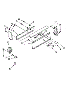 Console Parts parts for Kenmore Washer 110.82405810 (11082405810, 110 82405810) from AppliancePartsPros.com