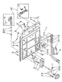 Rear Panel Parts parts for Kenmore Washer 110.82405810 (11082405810, 110 82405810) from AppliancePartsPros.com