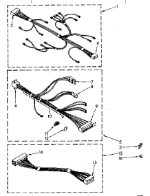 Wiring Harness Parts parts for Kenmore Washer 110.82405820 (11082405820, 110 82405820) from AppliancePartsPros.com