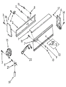 Console parts for Kenmore Washer 110.82405830 (11082405830, 110 82405830) from AppliancePartsPros.com