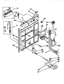Rear Panel parts for Kenmore Washer 110.82405840 (11082405840, 110 82405840) from AppliancePartsPros.com