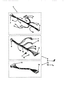 Wiring Harness parts for Kenmore Washer 110.82405840 (11082405840, 110 82405840) from AppliancePartsPros.com