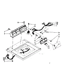 Console Parts parts for Kenmore Washer 110.82406130 (11082406130, 110 82406130) from AppliancePartsPros.com