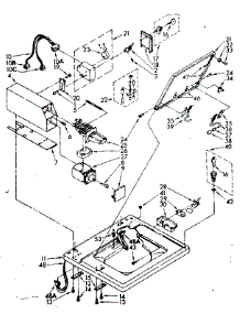 Top, Lid And Coin Box Parts parts for Kenmore Washer 110.82406130 (11082406130, 110 82406130) from AppliancePartsPros.com