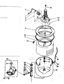 Tub And Basket Parts parts for Kenmore Washer 110.82406630 (11082406630, 110 82406630) from AppliancePartsPros.com