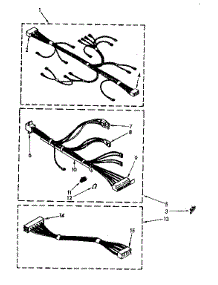 Wiring Harness parts for Kenmore Washer 110.82407100 (11082407100, 110 82407100) from AppliancePartsPros.com