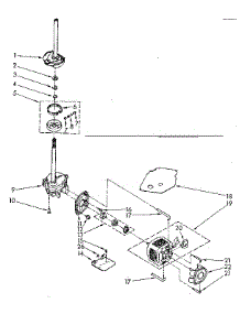 Brake, Clutch, Gearcase, Motor And Pump Parts parts for Kenmore Washer 110.82407110 (11082407110, 110 82407110) from AppliancePartsPros.com