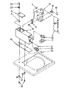 Meter Case Parts parts for Kenmore Washer 110.82407120 (11082407120, 110 82407120) from AppliancePartsPros.com