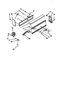 Console Panel parts for Kenmore Washer 110.82407140 (11082407140, 110 82407140) from AppliancePartsPros.com