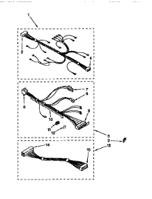 Wiring Harness parts for Kenmore Washer 110.82407140 (11082407140, 110 82407140) from AppliancePartsPros.com