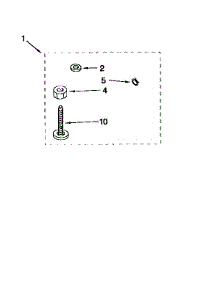 Miscellaneous parts for Kenmore Washer 110.82407140 (11082407140, 110 82407140) from AppliancePartsPros.com