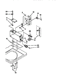 Meter Case parts for Kenmore Washer 110.82407140 (11082407140, 110 82407140) from AppliancePartsPros.com