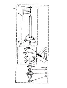 Brake And Drive Tube parts for Kenmore Washer 110.82407800 (11082407800, 110 82407800) from AppliancePartsPros.com
