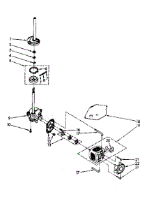 Brake, Clutch, Gearcase, Motor And Pump parts for Kenmore Washer 110.82407800 (11082407800, 110 82407800) from AppliancePartsPros.com
