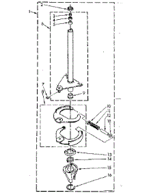 Brake And Drive Tube Parts parts for Kenmore Washer 110.82407810 (11082407810, 110 82407810) from AppliancePartsPros.com