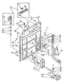 Rear Panel Parts parts for Kenmore Washer 110.82407810 (11082407810, 110 82407810) from AppliancePartsPros.com