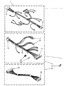 Wiring Harness Parts parts for Kenmore Washer 110.82407810 (11082407810, 110 82407810) from AppliancePartsPros.com
