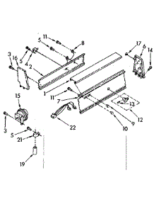 Console Parts parts for Kenmore Washer 110.82407820 (11082407820, 110 82407820) from AppliancePartsPros.com