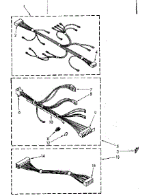 Wiring Harness Parts parts for Kenmore Washer 110.82407820 (11082407820, 110 82407820) from AppliancePartsPros.com