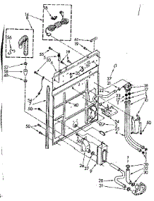 Rear Panel Parts parts for Kenmore Washer 110.82407820 (11082407820, 110 82407820) from AppliancePartsPros.com