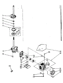 Brake, Clutch, Gearcase, Motor And Pump Parts parts for Kenmore Washer 110.82407820 (11082407820, 110 82407820) from AppliancePartsPros.com