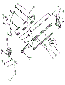 Console Panel parts for Kenmore Washer 110.82407830 (11082407830, 110 82407830) from AppliancePartsPros.com