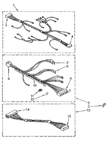 Wiring Harness parts for Kenmore Washer 110.82407830 (11082407830, 110 82407830) from AppliancePartsPros.com