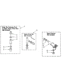 Water System parts for Kenmore Washer 110.82427120 (11082427120, 110 82427120) from AppliancePartsPros.com