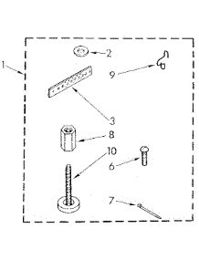 Miscellaneous parts for Kenmore Washer 110.82427120 (11082427120, 110 82427120) from AppliancePartsPros.com